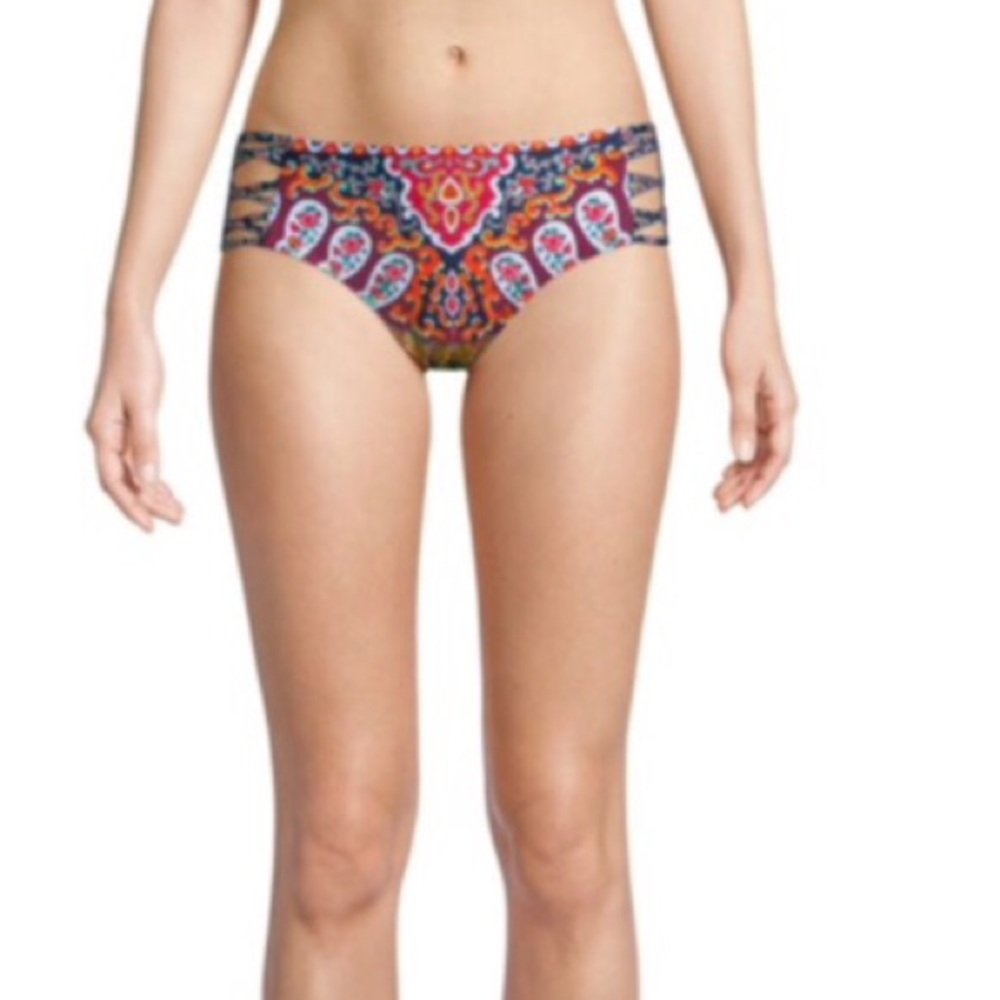 Nanette Lepore strappy bikini bottom NWT sz xsmall